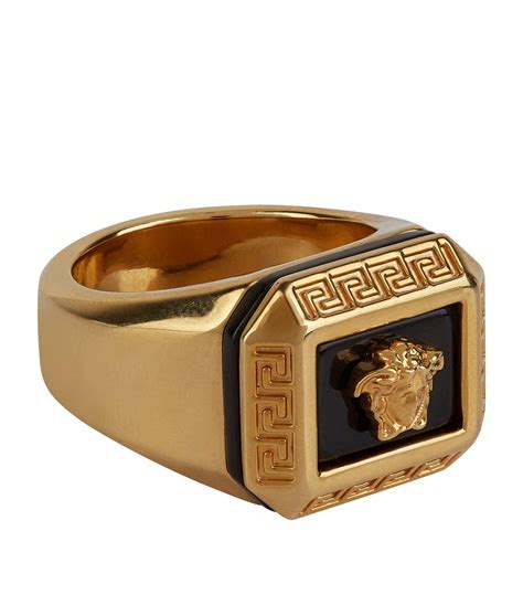 versace medusa ring men.